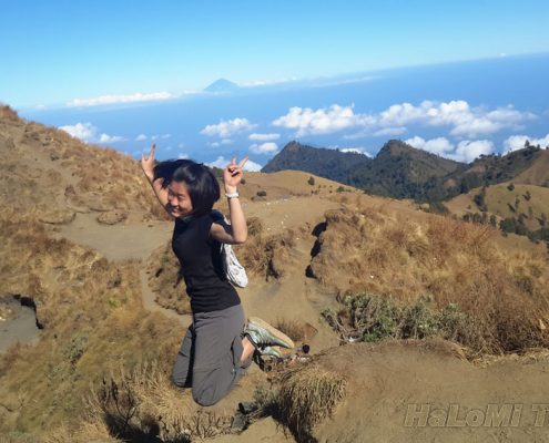 A Moment at Senaru Crater Rim