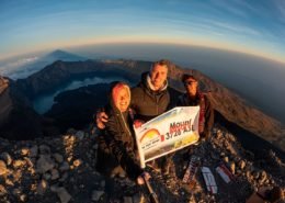 Mount rinjani peak