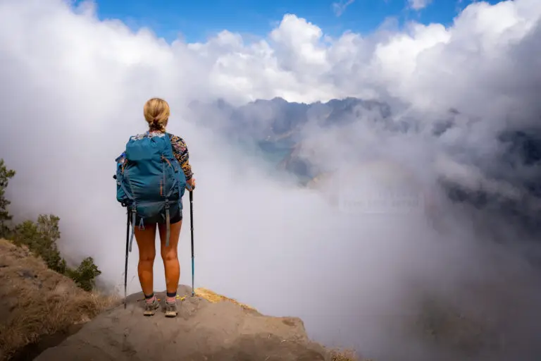 rinjani crater rim