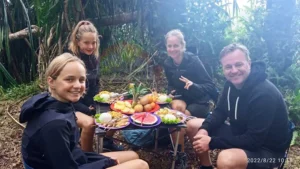 Lunch on the Senaru Forest Trail