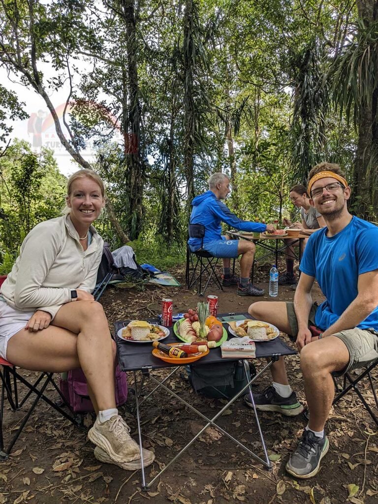 Lunch on the Senaru Forest Trail