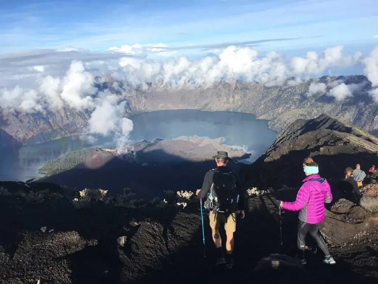 Part of the summit trail