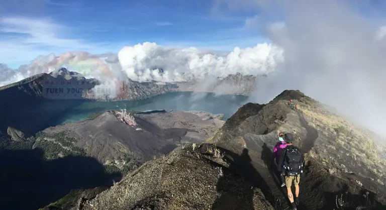 Part of the summit trail