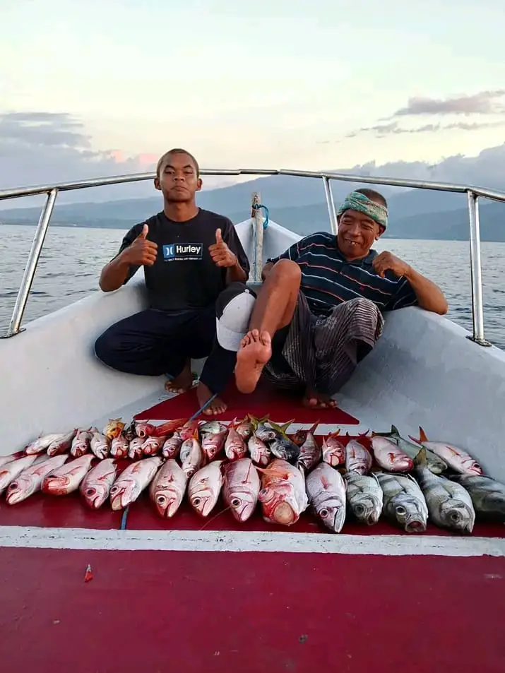 Private fishing boat trip in Lombok, Indonesia